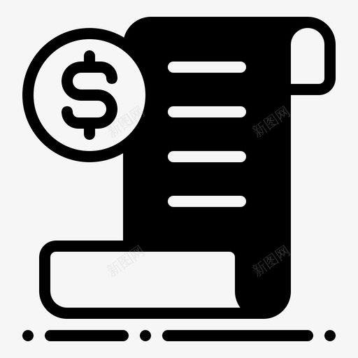 收据帐单钱svg_新图网 https://ixintu.com 收据 帐单 钱付款 付款 销售 网上商店