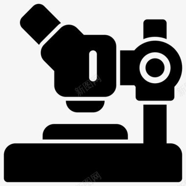 显微镜卫生医学图标