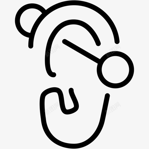 穿孔白种人设备svg_新图网 https://ixintu.com 穿孔 白种人 设备 多样化 耳朵 时尚 纹身