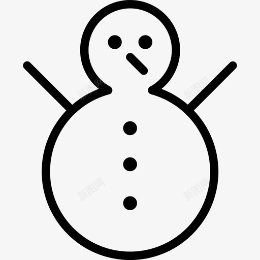 雪人庆祝圣诞节svg_新图网 https://ixintu.com 雪人 庆祝 圣诞节 霜冻 快乐 冬天 新年