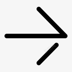 arrow right icon图标素材
