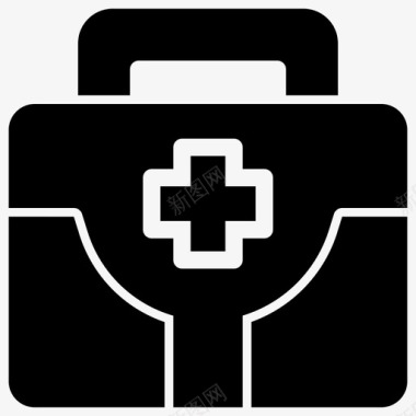 医生包健康红十字会图标