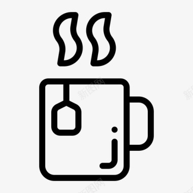 热茶饮料咖啡店图标