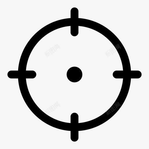 目标定义简单干净的圆角笔划svg_新图网 https://ixintu.com 目标 定义 简单 干净 圆角 笔划