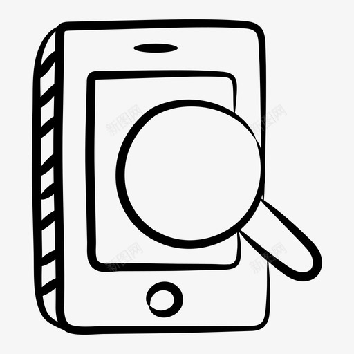 移动搜索移动探索移动搜索引擎优化svg_新图网 https://ixintu.com 移动 搜索 探索 搜索引擎 优化 冲浪 智能 手机 美元 线图 图标