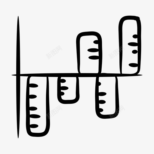 方块图数据分析信息图svg_新图网 https://ixintu.com 方块 图表 数据分析 信息 统计 线图 图标 集合