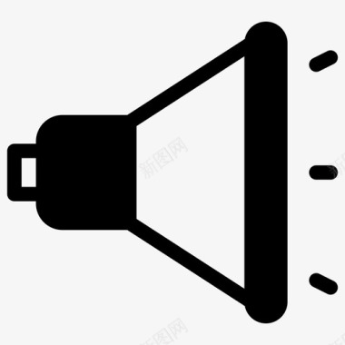扬声器应用程序扩音器图标