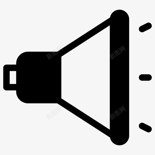 扬声器应用程序扩音器svg_新图网 https://ixintu.com 用户界面 扬声器 应用程序 扩音器 音乐 音乐声 声音 图示 图标