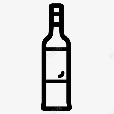 酒酒精瓶子图标