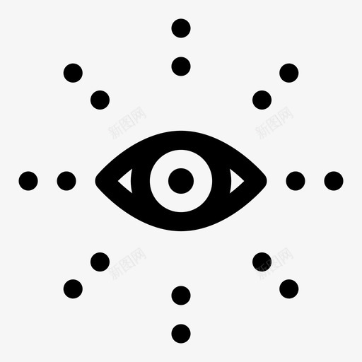 意识眼睛视力svg_新图网 https://ixintu.com 意识 眼睛 视力 视野 简单 清晰 圆形 笔划