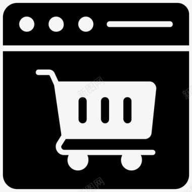 购物网站电子商务网站网上购物图标