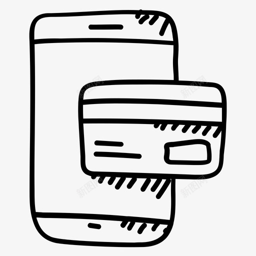 支付方式刷卡支付移动支付svg_新图网 https://ixintu.com 支付 支付方 方式 刷卡 移动 网上支付 安全 购物 商务 系列 图标