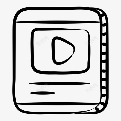 视频教程在线教程在线视频svg_新图网 https://ixintu.com 视频 教程 在线教程 在线视频 播放 在线学习 图标 集合