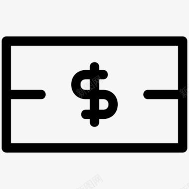 货币商业美元图标