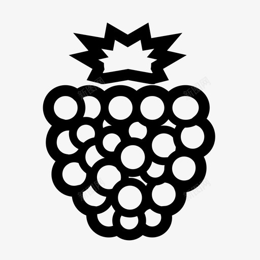 黑莓水果覆盆子svg_新图网 https://ixintu.com 水果 覆盆 盆子 生的 素食者 酒吧