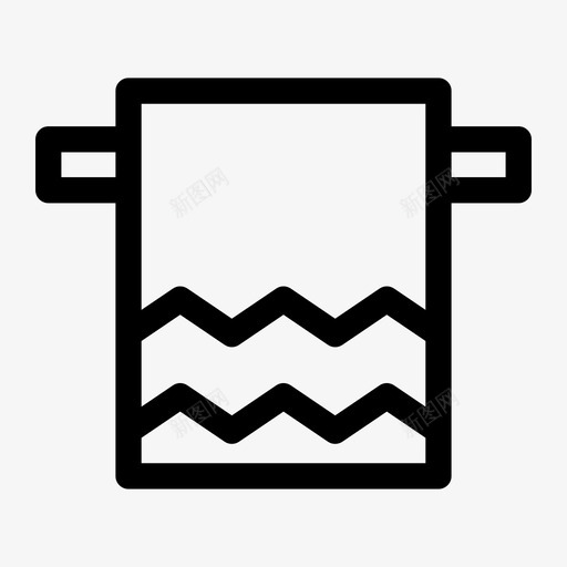 毛巾浴巾布料svg_新图网 https://ixintu.com 布料 毛巾 浴巾 卫生用品 餐巾 酒店用品