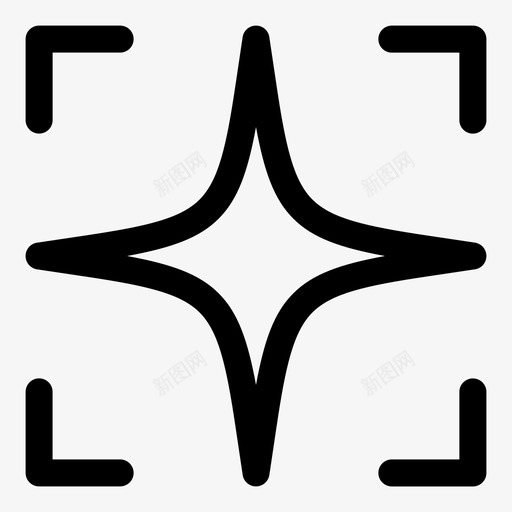 识别视觉星星目标svg_新图网 https://ixintu.com 识别 视觉 星星 目标 简单 干净 圆形 笔划
