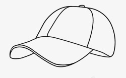 棒球帽线描1免扣素材