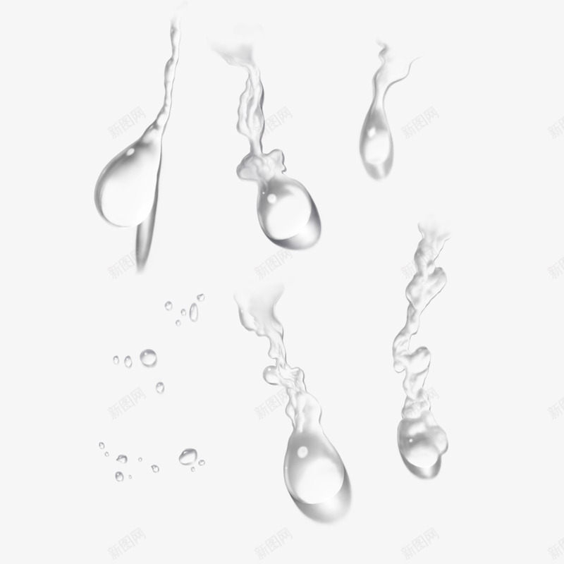 水滴2设计  水雨滴冰气泡油png免抠素材_新图网 https://ixintu.com 水滴 设计 雨滴 气泡