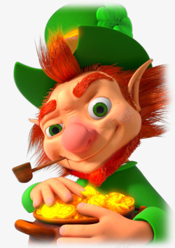 Leprechaun slots game  Characte made for Gambino欧美卡通素材