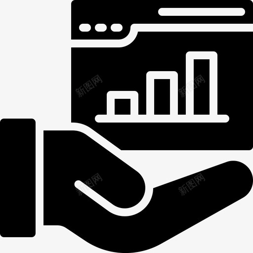 网站图表手svg_新图网 https://ixintu.com 网站 图表 统计 商业 固体
