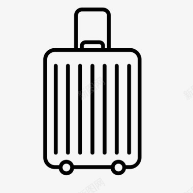 手提箱随身携带旅行图标