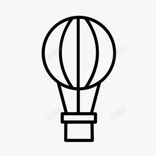 热气球冒险体验svg_新图网 https://ixintu.com 热气球 冒险 体验 乐趣 旅行 常用 图标