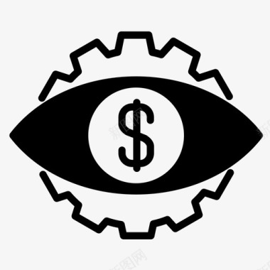 企业营销管理资金图标