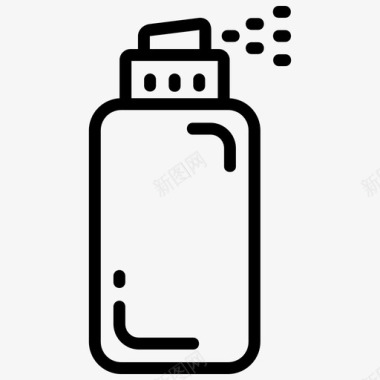 消毒剂防腐剂瓶图标