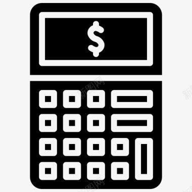 计算器预算成本图标