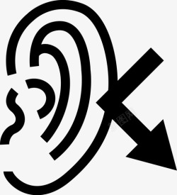 障碍听力障碍箭聋高清图片