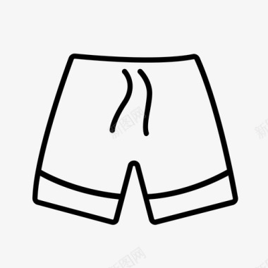 裤子沙滩裤休闲裤图标