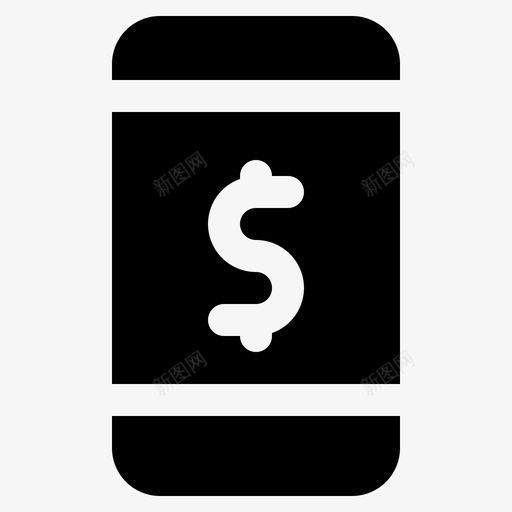 手机银行手机货币网上支付svg_新图网 https://ixintu.com 手机 银行 货币 网上支付 支付 支付方 方式 智能 用户界面