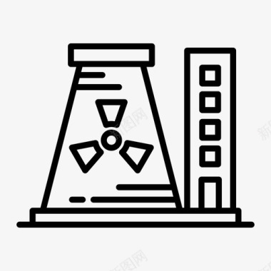 发电厂能源工业图标