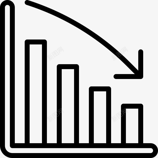 损失条形图图表svg_新图网 https://ixintu.com 图表 损失 条形图 统计数据 货币