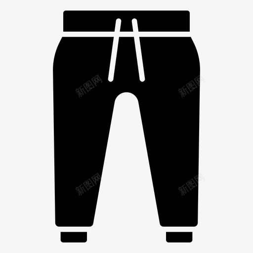 慢跑裤服装时装svg_新图网 https://ixintu.com 慢跑 服装 时装 运动