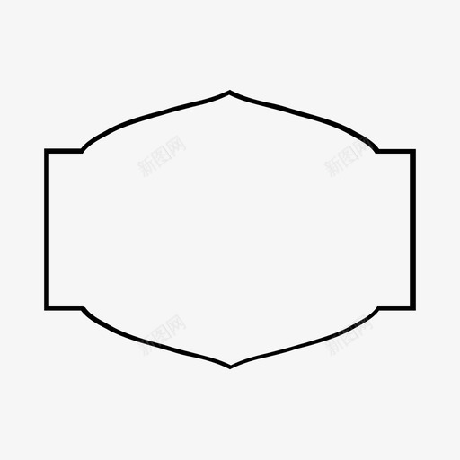 边框包框架svg_新图网 https://ixintu.com 复古 框架 边框 包框架 标签 形状