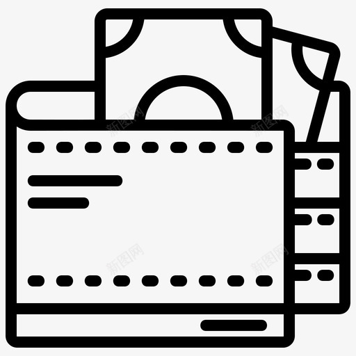 钱包钱在线svg_新图网 https://ixintu.com 钱包 在线支付 购物 在线购物