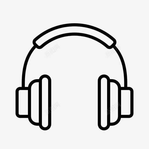 耳机音频音乐svg_新图网 https://ixintu.com 耳机 音频 音乐 音响 家用电器
