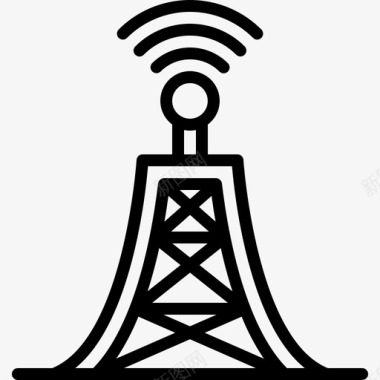 铁塔信号通信频率图标