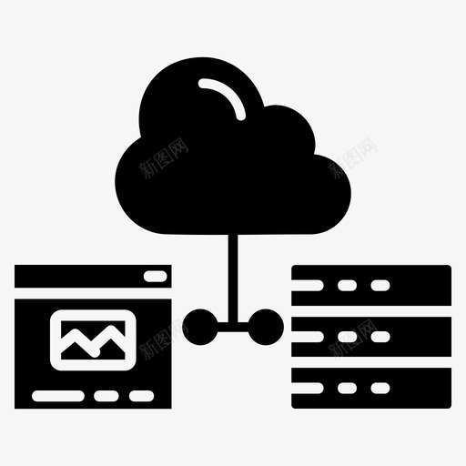托管数据库域名svg_新图网 https://ixintu.com 互联网 托管 数据库 域名 网站 营销 坚实