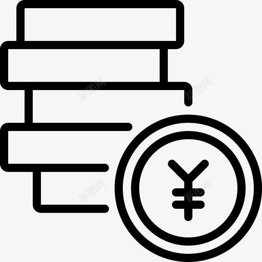 硬币商业金融svg_新图网 https://ixintu.com 硬币 商业 金融 支付 支付日 日元 货币