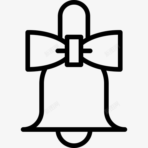 铃铛装饰通知svg_新图网 https://ixintu.com 铃铛 装饰 通知 冬季