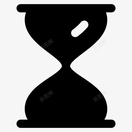 沙漏时间时间和日期svg_新图网 https://ixintu.com 沙漏 时间 日期 用户界面 字形