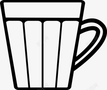 美式杯咖啡杯子图标