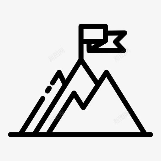 山成就业务svg_新图网 https://ixintu.com 成就 业务 使命山 战略