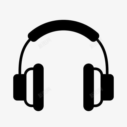 耳机音频音乐svg_新图网 https://ixintu.com 耳机 音频 音乐 音响 家用电器
