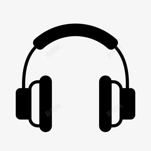 耳机音频音乐svg_新图网 https://ixintu.com 耳机 音频 音乐 音响 家用电器