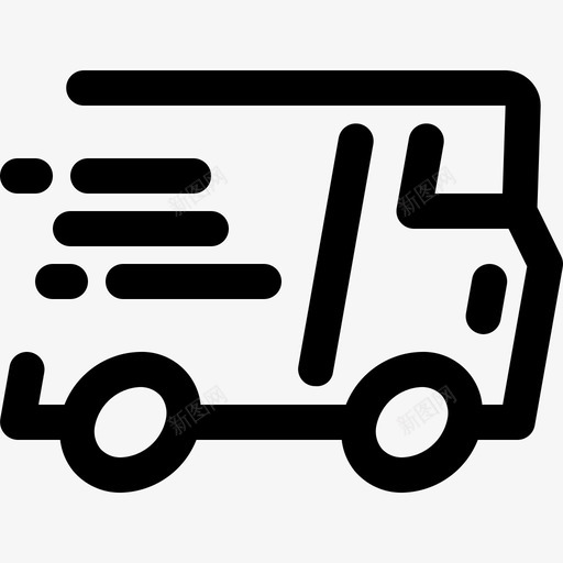 送货车快速送货搬运车svg_新图网 https://ixintu.com 送货 货车 快速 搬运 运输 电子商务