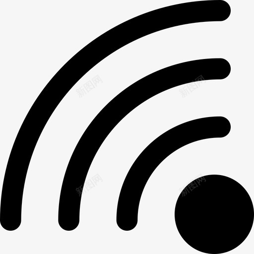 wifi信号信令svg_新图网 https://ixintu.com 信号 信令 连接 基本 图示